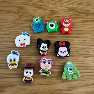 Disney Themed Action Figures Shoe Charms
